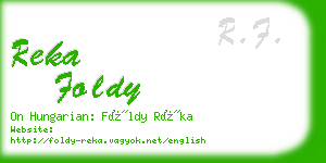 reka foldy business card